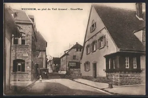 AK Wuenheim, au pied du Vieil Armand, Grand`Rue