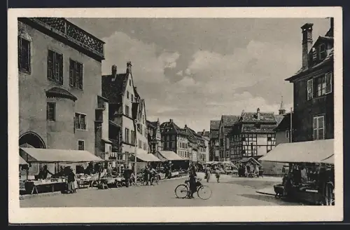 AK Colmar, Le Marché à l`ancienne Douane