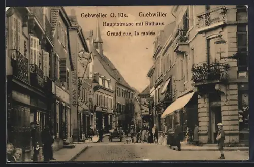 AK Guebwiller, Grand rue, la mairie