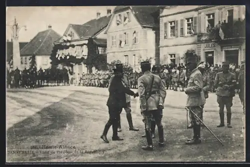 AK Dannemarie, Visite du Président de la République