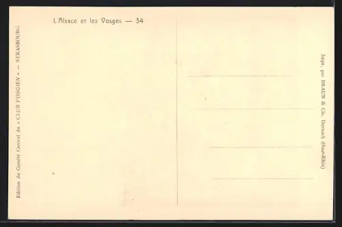 AK Ammerschwihr, Vue de la rue avec clocher et maisons traditionnelles