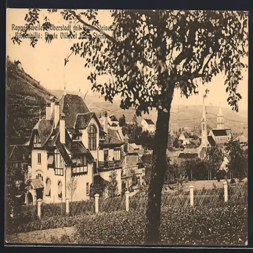 AK Rappoltsweiler, Oberstadt mit den drei Steinen