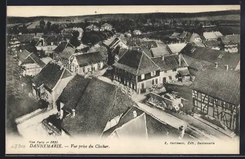 AK Dannemarie, Vue prise du Clocher