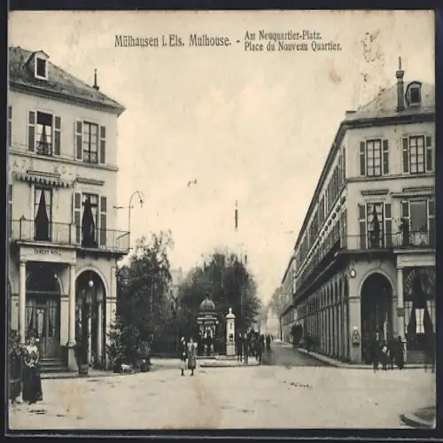 AK Mulhouse, Place du Nouveau Quartier