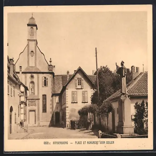 AK Kaysersberg, Place et Monument d`Ern Geiler