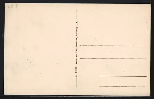 AK Colmar, Blick in die Langstrasse