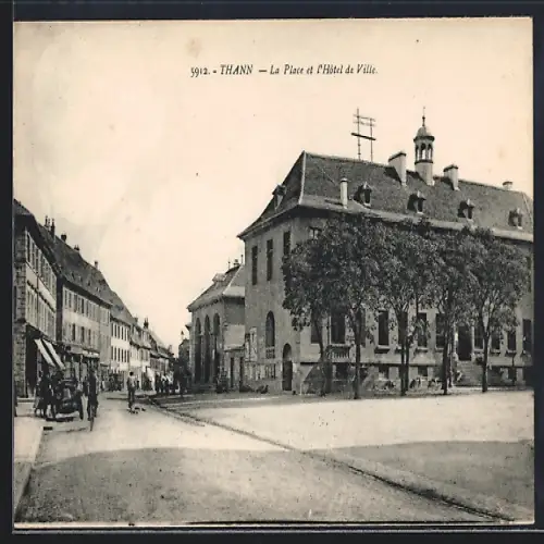 AK Thann, La Place et l`Hôtel de Ville