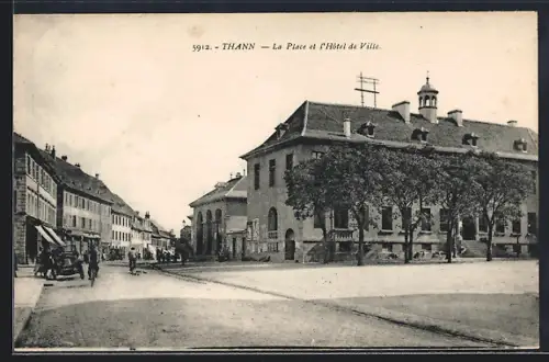 AK Thann, La Place et l`Hôtel de Ville