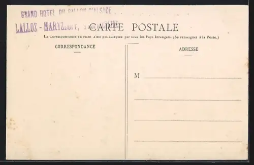 AK Ballon d`Alsace, La Baraque des Douaniers avec soldats devant la maison en forêt