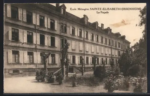AK Issenheim, École Ménagère Sainte-Élisabeth, La Facade