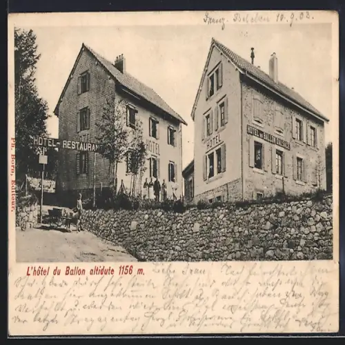 AK Ballon, L`hôtel du Ballon et ses environs rocheux