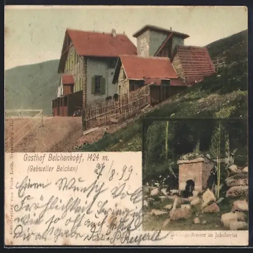 AK Gebweiler Belchen, Gasthof Belchenkopf