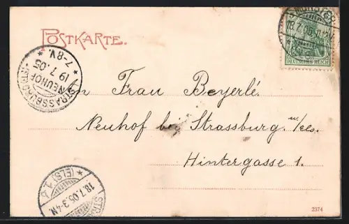 AK Münster i. Els., Rathaus