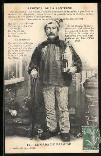 AK Le Gars de Falaise, Légende de la Lanterne