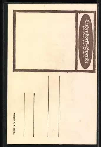 AK Generalfeldmarschall von Hindenburg in Uniform mit Orden