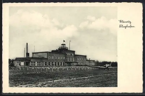 AK Gleiwitz, Blick nach dem Flughafengebäude