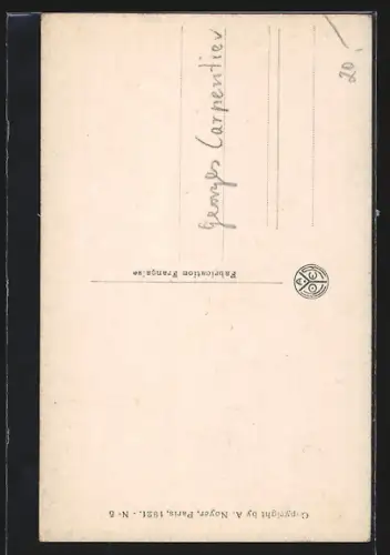 AK Boxer G. Carpentier in Pose