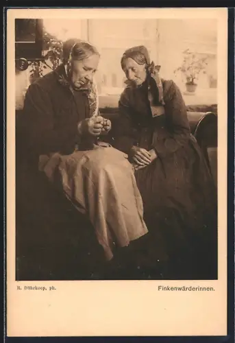 AK Hamburg, 16. Deutsches Bundesschiessen 1909, Finkenwärderinnen