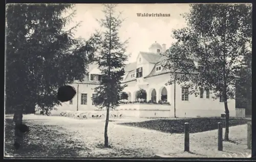 AK Hermannstadt / Nagyszeben, Partie am Waldwirtshaus