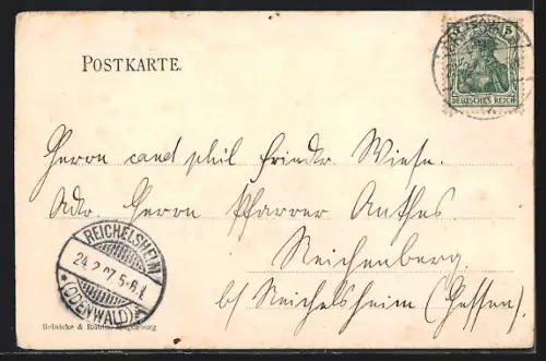 AK Anklam, Strassenpartie am Steinthor