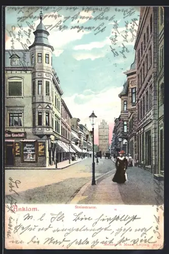 AK Anklam, Partie in der Steinstrasse