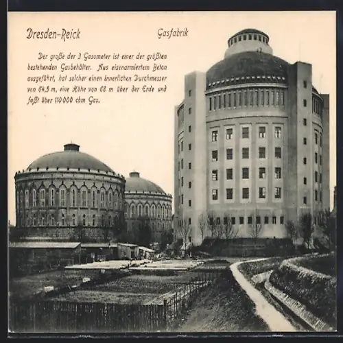 AK Dresden-Reick, Gasfabrik