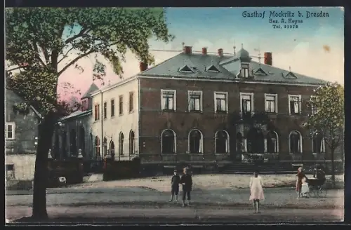 AK Mockritz /Dresden, Gasthof von A. Heyne