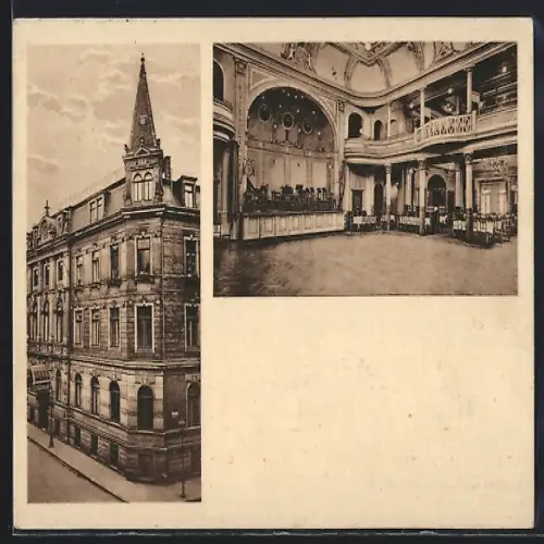 AK Dresden, Ball- und Gasthaus Eldorado, Steinstrasse 15, Bes. Familie Fritzsche