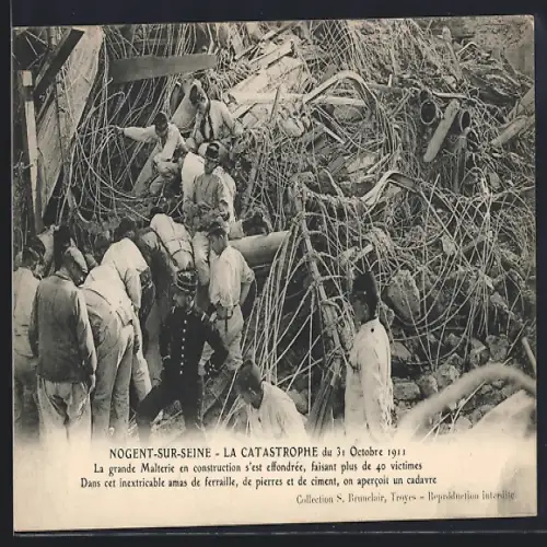 AK Nogent-sur-Seine, Le Catastrophe du 31 Octobre 1911