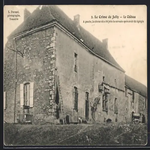 AK Jully, Le Château - La citerne où a été jetée la servante après avoir été égorgée