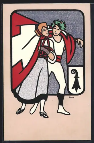 Künstler-AK Basel, 56. Eidgenössisches Turnfest 1912