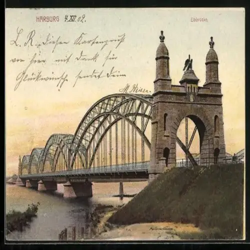 AK Hamburg-Harburg, Elbbrücke