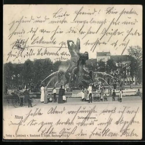 AK Hamburg-Altona, Stuhlmannbrunnen