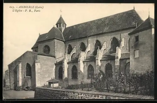 AK Ambierle /Loire, L`Église
