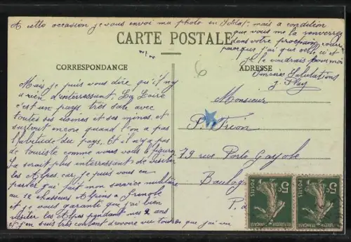 AK Cornillon, Vue pittoresque de l`église perchée sur la colline avec chemin sinueux