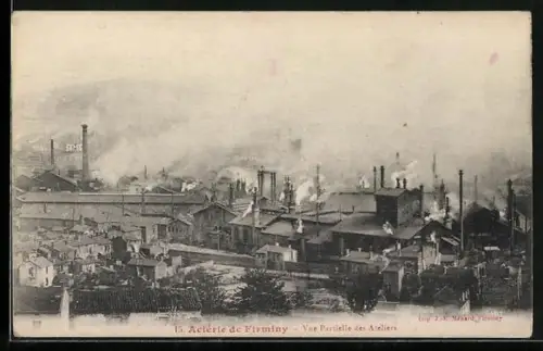 AK Firminy, Aciérie de Firminy, Vue partielle des ateliers