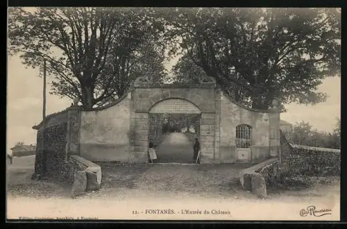 AK Fontanès, L`Entrée du Château