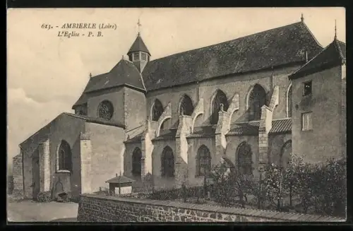 AK Ambierle /Loire, L`Église