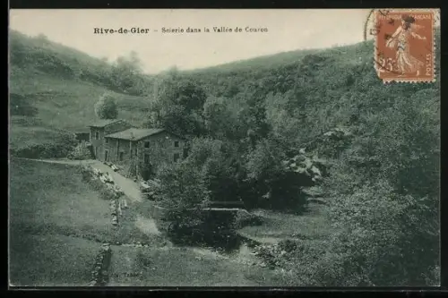 AK Rive-de-Gier, Scierie dans la Vallée de Couzon
