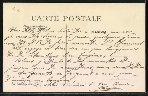 AK Saint-Chamond, Aciéries de la Marine N° 2 avec vue sur la ville et chemin bordé d`arbres