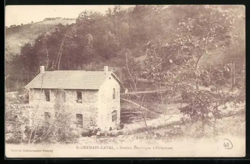 AK St-Germain-Laval, Station électrique à Chironost