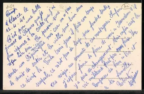 AK Arcon /Loire, Route Croix-Trévingt avec vue sur le village et les collines environnantes