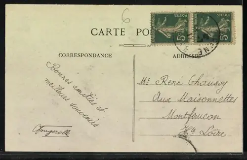 AK Néronde /Loire, Vue générale