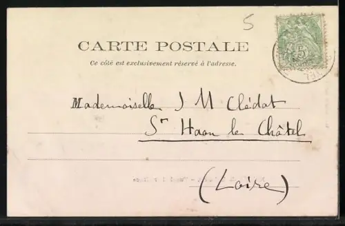 AK Noirétable /Loire, Vue de l`Ermitage