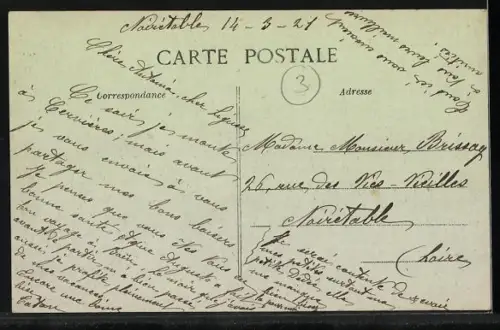 AK Noirétable /Loire, Rochers de Péroline à l`Hermitage découvrant le Mont Blanc et la Plaine du Forez