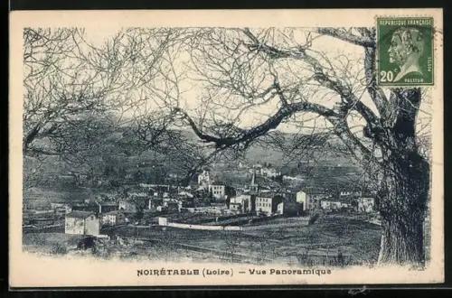 AK Noirétable /Loire, Vue panoramique