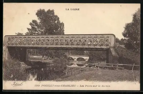 AK Pouilly-sous-Charlieu, Les Ponts sur le Sornin