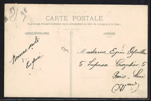 AK Joigny, Avenue Gambetta, côté Ville