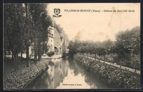 AK Villiers-St-Benoit /Yonne, Château du Fort, côté Nord