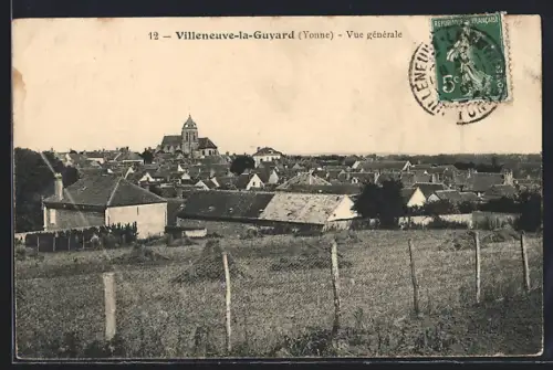 AK Villeneuve-la-Guyard /Yonne, Vue générale